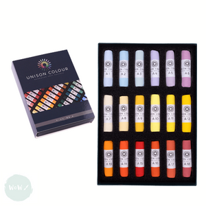 Soft Pastels Sets - UNISON Full Pastel - ADDITIONAL 1 TO 18 - 18 Box