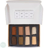 Soft Pastels Sets - UNISON Half Pastel - 8 colours - NATURAL EARTH