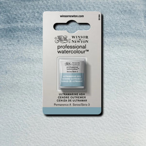 Watercolour Half Pan - Winsor & Newton Professional -  Ultramarine Ash