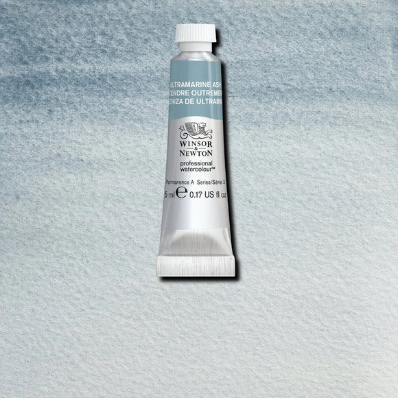 Watercolour 5ml Tube - Winsor & Newton Professional - Ultramarine Ash