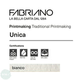 PRINT MAKING PAPER - Fabriano - UNICA - 250gsm - White - A3 PAD