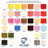 Soft Pastels Sets - VAN GOGH Round - PORTRAIT - 36 Assorted