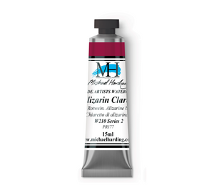 ARTISTS WATERCOLOUR TUBE- 15ml - MICHAEL HARDING - 	Alizarin Claret