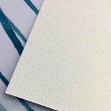 WATERCOLOUR PAPER - Hardback Sketchbook - CONCERTINA - 300gsm - NOT surface - A5 + (16 x 24cm)