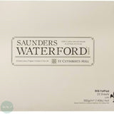 WATERCOLOUR PAPER PAD - Spiral - FAT PAD - Saunders WATERFORD - 140lb/300gsm NOT Surface   - 28 x 38 cm (11 x 15")