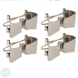 Wet Canvas Clips - STAINLESS STEEL- Four