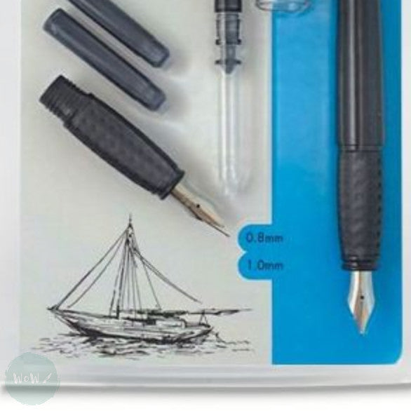 Calligraphy Fountain Pen Set - JOSEPH GILLOTT - Art Pen- DRAWING SET ...