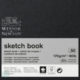 Hardback Sketchbook - SPIRAL - Winsor & Newton - 170gsm WHITE PAPER – A4 Portrait