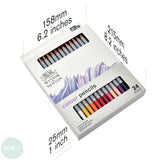 Coloured Pencil Sets - Winsor & Newton - STUDIO COLLECTION Tin - 24 Assorted