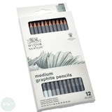Sketching Set - Winsor & Newton - STUDIO COLLECTION - MEDIUM Graphite Pencil Tin Set x 12