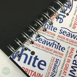 Seawhite Hardback Square Spiral Bound 160gsm All-Media Cartridge Paper, 140 x 140mm