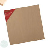 Unprimed Cradled Birch Wood Painting Panel 19mm deep  - 80 x 80 cm