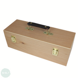 Artists Wooden Storage Box- TOOL CARRY BOX