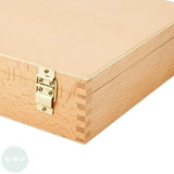 Artists Wooden Storage Box- PASTEL BOX TWO TRAY