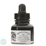 INK - Winsor & Newton DRAWING INK - 30ml Pipette Bottle -	Black Indian