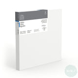 DEEP EDGE White Primed Stretched 100% Cotton Canvas – Winsor & Newton PROFESSIONAL -  40 x 40cm (Approx. 16 x 16”)