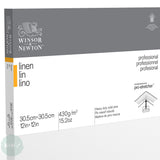 Linen Canvas - White Primed - Standard Depth - Winsor & Newton PROFESSIONAL -  12 x 12” , 305 x 305mm - FOUR