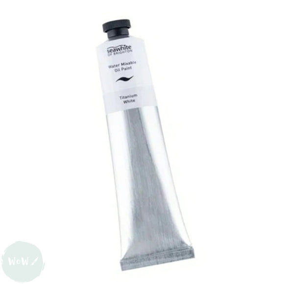 WATER-MIXABLE OIL PAINT - SEAWHITE - 200ml Tube – TITANIUM WHITE