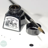 INK - Winsor & Newton DRAWING INK 14ml -	Black Indian