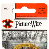 Framing Accessories - X-HOOK -  PICTURE WIRE No.3 - 3 METRES