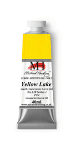 Michael Harding Handmade Oil 40ml tube-	Yellow Lake 40ml (series 1)