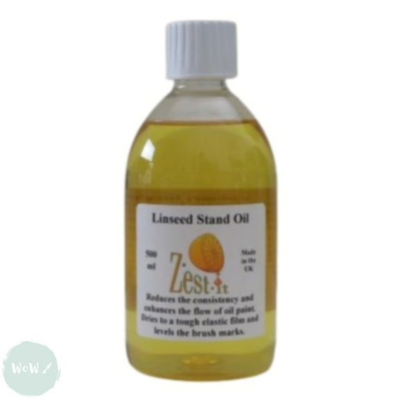 Oil Painting Oils- ZEST-IT Linseed Stand Oil 500ml