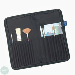BRUSH STORAGE & CARRYING -  Zip Case for Short & Long Handled Brushes- Artcare by Mapac
