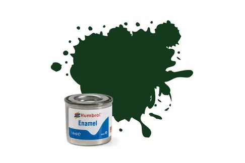 Hobby Paint - ENAMEL - Humbrol - GLOSS - 14ml Tinlet - 	003 BRUNSWICK GREEN AA0031