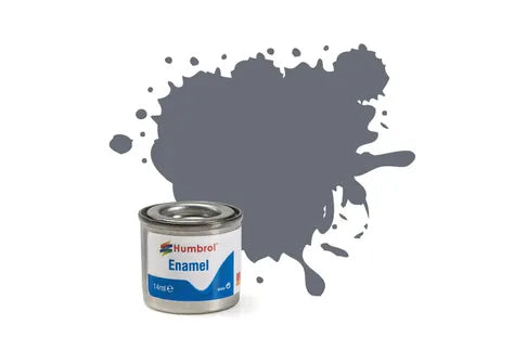 Hobby Paint - ENAMEL - Humbrol - GLOSS - 14ml Tinlet - 	005 DARK ADMIRALTY GREY AA0059