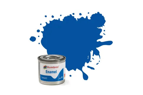 Hobby Paint - ENAMEL - Humbrol - GLOSS - 14ml Tinlet - 	014 FRENCH BLUE AA0151