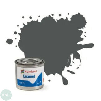 Hobby Paint - ENAMEL - Humbrol – MATT – 14ml Tinlet -	No 027 Sea Grey