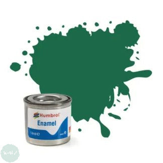 Hobby Paint - ENAMEL - Humbrol – MATT – 14ml Tinlet -	No 030 Dark Green