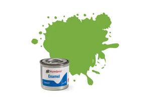 Hobby Paint -  ENAMEL Humbrol - 14ml  GLOSS -   	038 LIME AA0415