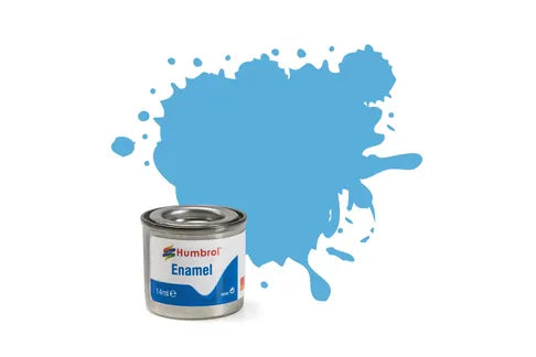 Hobby Paint - ENAMEL - Humbrol - GLOSS - 14ml Tinlet - 	047 SEA BLUE AA0518