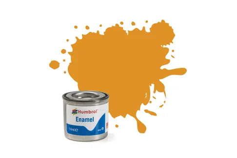 Hobby Paint -  ENAMEL Humbrol - 14ml  - METALLIC & METALCOTE -    054 Brass   Metallic