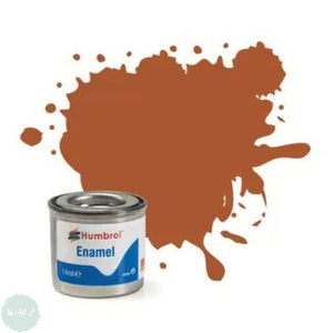 Hobby Paint -  ENAMEL Humbrol - 14ml  – MATT – 	 062 Leather