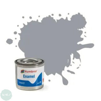 Hobby Paint - ENAMEL - Humbrol – MATT – 14ml Tinlet -	No 064 Light Grey