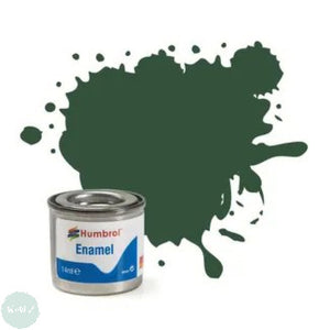 Hobby Paint -  ENAMEL Humbrol - 14ml  – MATT – 	 078 Cockpit Green