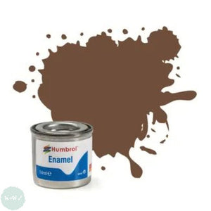 Hobby Paint -  ENAMEL Humbrol - 14ml  – MATT – 	 098 Chocolate