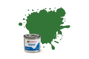 Hobby Paint -  ENAMEL Humbrol - 14ml  - SATIN - 131 Mid Green