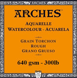 Watercolour Paper - SHEET - ARCHES AQUARELLE -  SINGLE -  300lb/640gsm -  22 x 30" – TORCHON (ROUGH)