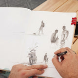 HARDBACK SKETCHBOOK - Square bound - Hahnemuhle - BAMBOO Sketch - 105gsm - A4