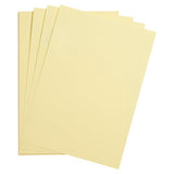 COLOURED CARD - Clairefontaine - MAYA - 270gsm - A4 -	Light Yellow  67