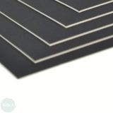 Mountboard- Dual Mount- Black/White- Pack of 4 sheets- A1