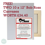 Bob Ross Painting Set - Landscape Master Set - includes FREE Bob Ross Canvases WORTH £34.40