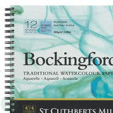 WATERCOLOUR PAPER PAD - Spiral Bound - BOCKINGFORD - 300gsm (140lb) - CP (NOT) Surface -  12 x 9"