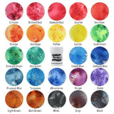 Watercolour Paint Sets - BRUSHO Watercolour Crystals - 24 Assorted Colours