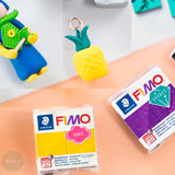 Modelling Clay- FIMO Soft, Oven-hardened POLYMER, 57g (2oz) block 	63- Plum