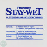 ACRYLIC STAY WET PALETTE - Daler Rowney - StayWet REFILL - SMALL