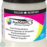 Acrylic Mediums - Daler Rowney SYSTEM 3 - Acrylic Screen Printing Medium 250ml